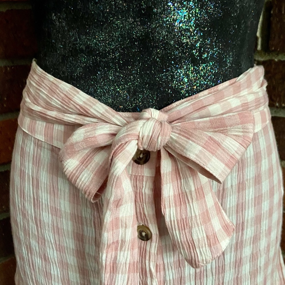Topshop Rose Gingham Miniskirt - Picture 10 of 15
